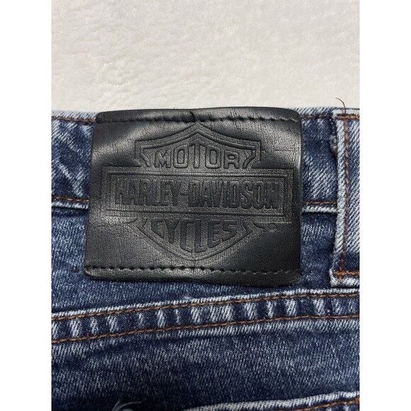Vintage Harley-Davidson Bootcut Jeans Petite Women’s Size 10 - Picture 4 of 14